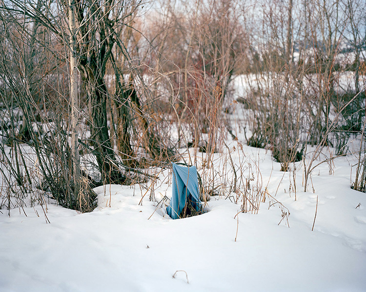 Blue cloth, 2011