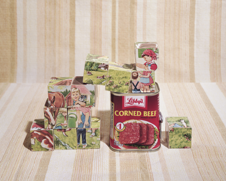 fresh corned beef (preserved in can)